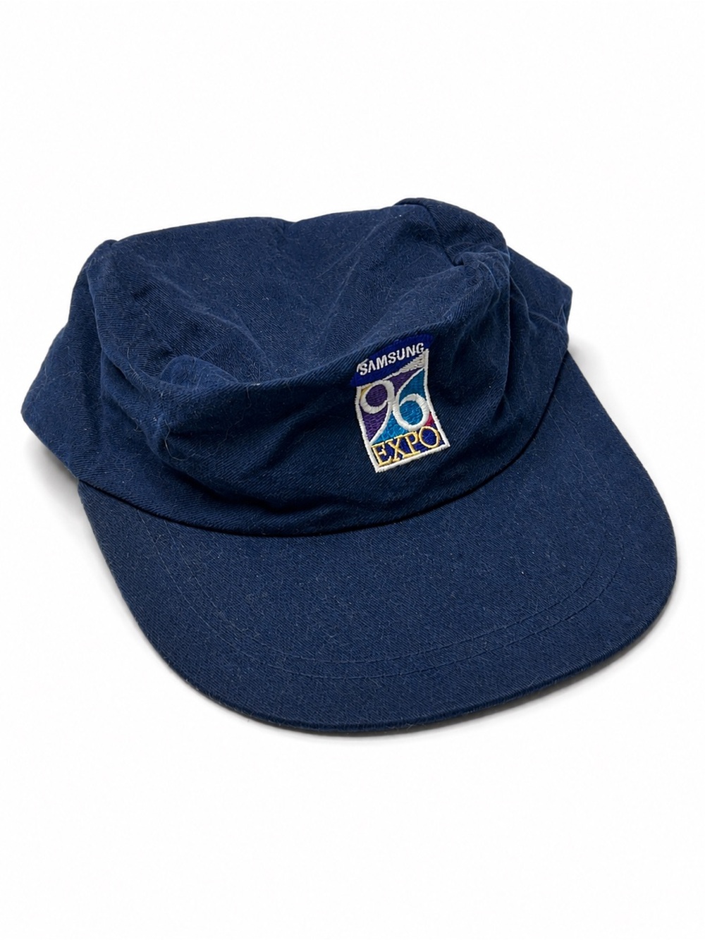 Vintage ‘96 Samsung Expo Cap in Dark Blue with Embroidered Patch